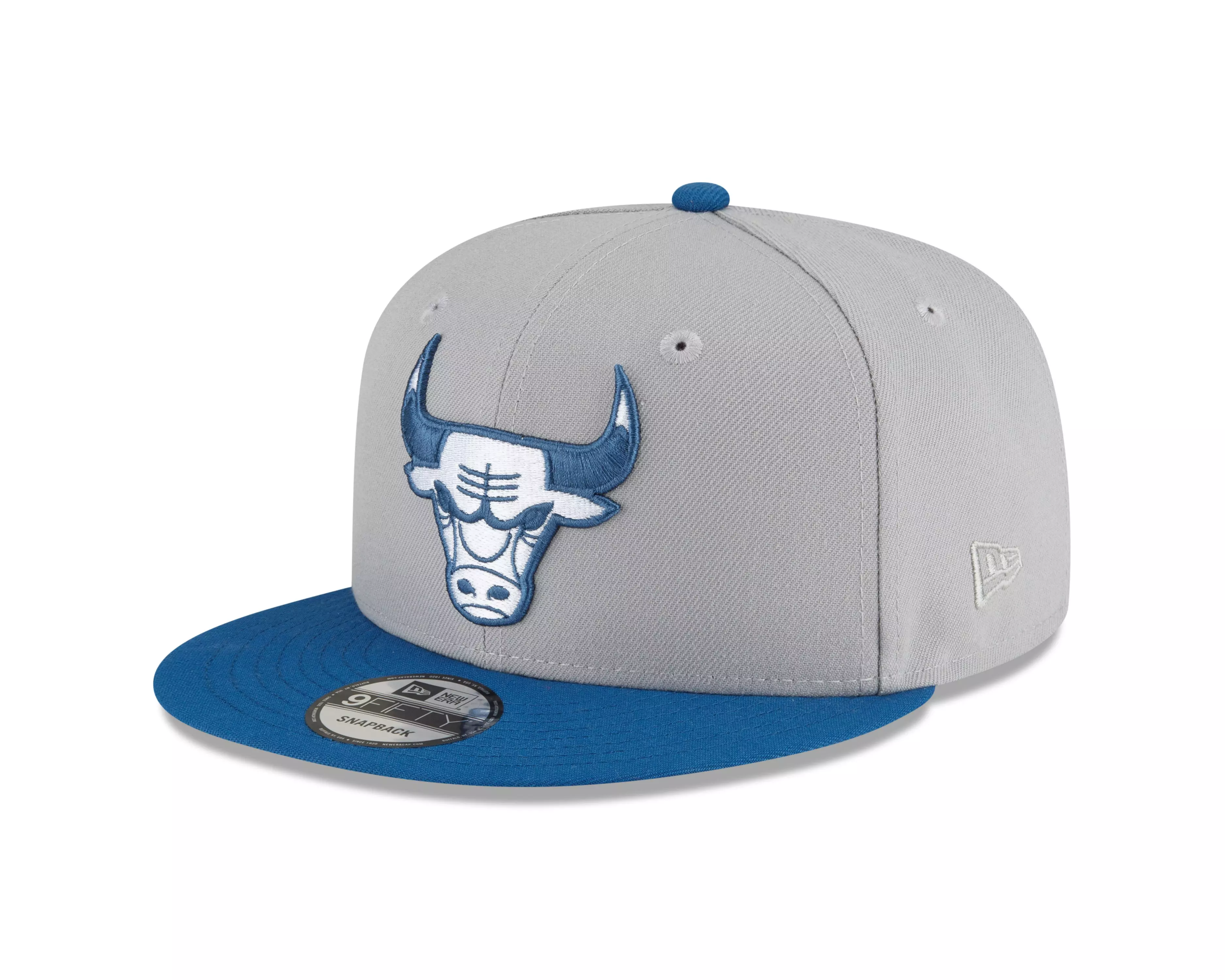 New Era Chicago Bulls 9FIFTY True Blue Snapback-Grey/Blue